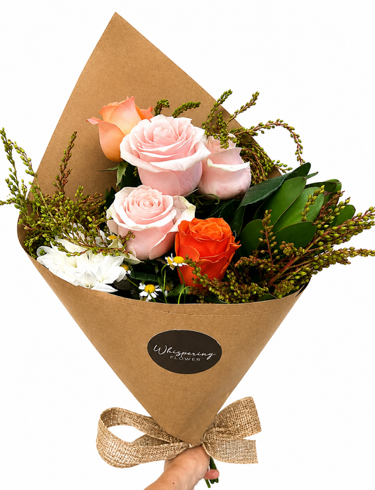 Mum's Pink Posy — Loved beyond words
