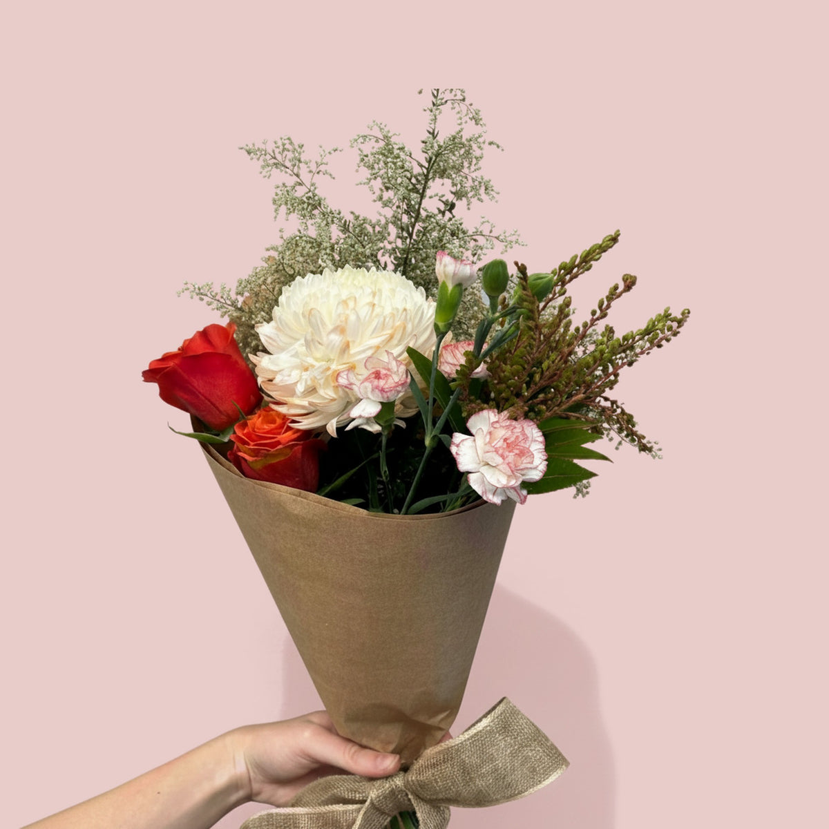 Rustic Bouquet flowers - Whispering Flower, flower delivery Auckland