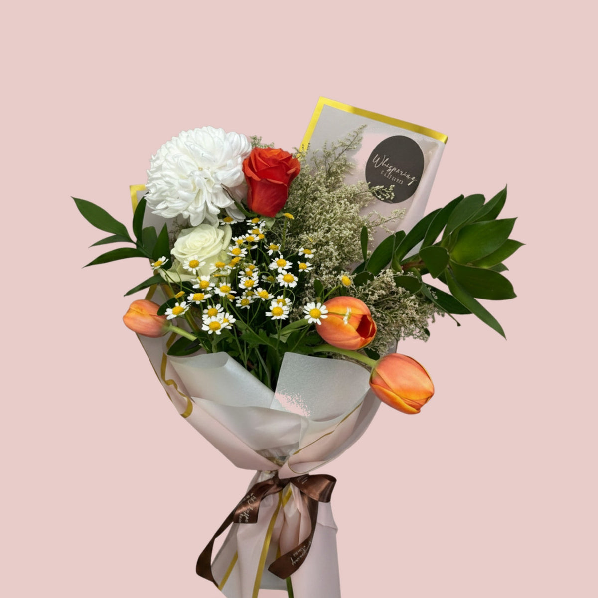 Sunny Bouquet flowers - Whispering Flower, flower delivery Auckland