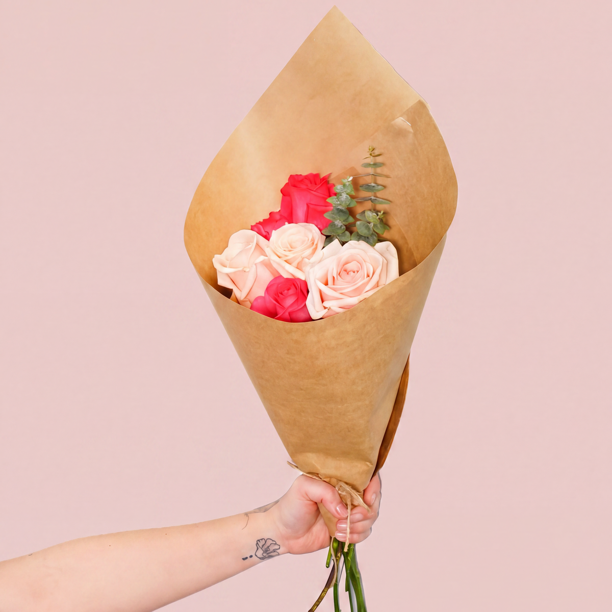 Six Rose Posy