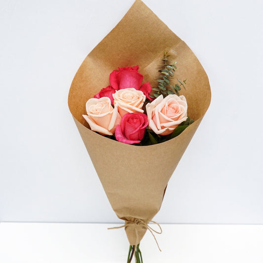 Six Rose Posy